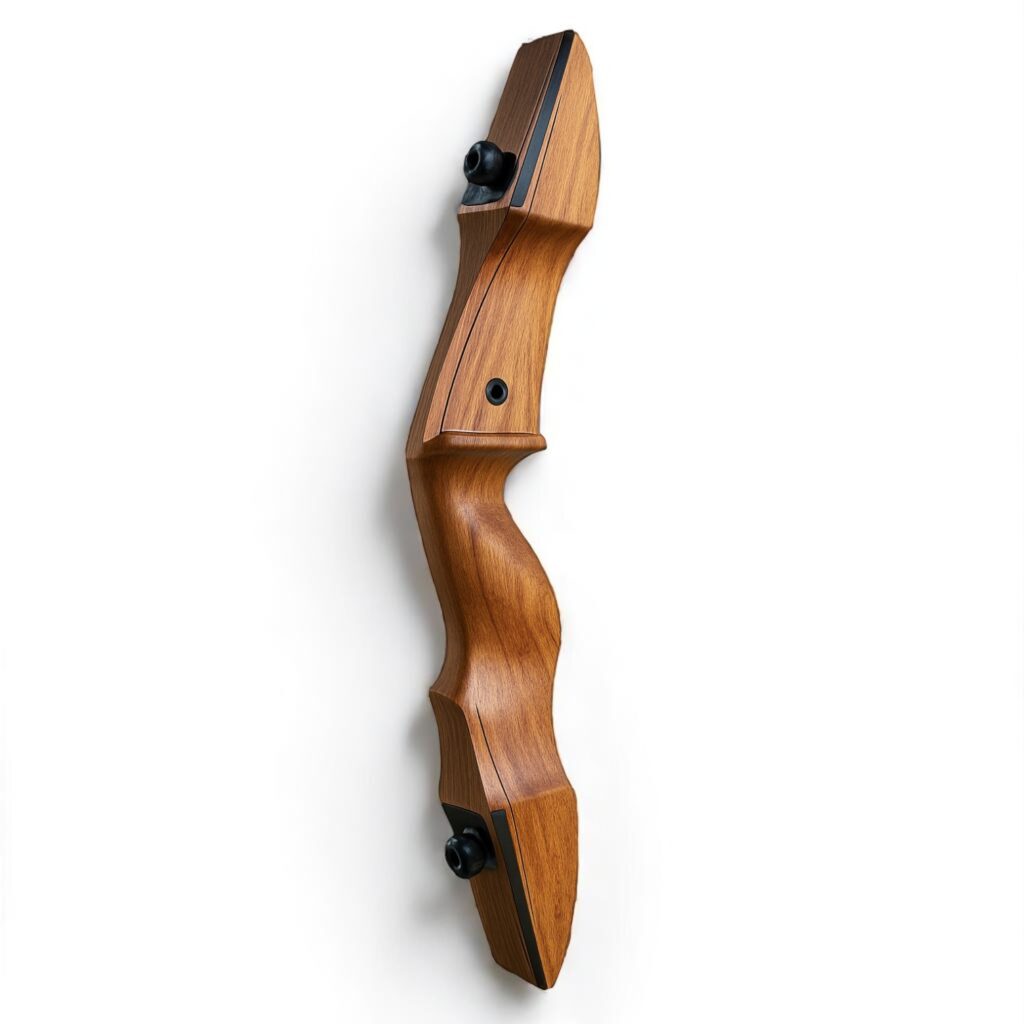 ein symbol bild eines recurvemitteil aus holz