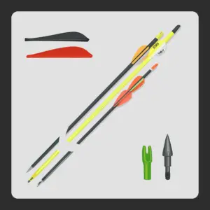 zubehör Bogensport Pfeile pfeilspitzen und vanes