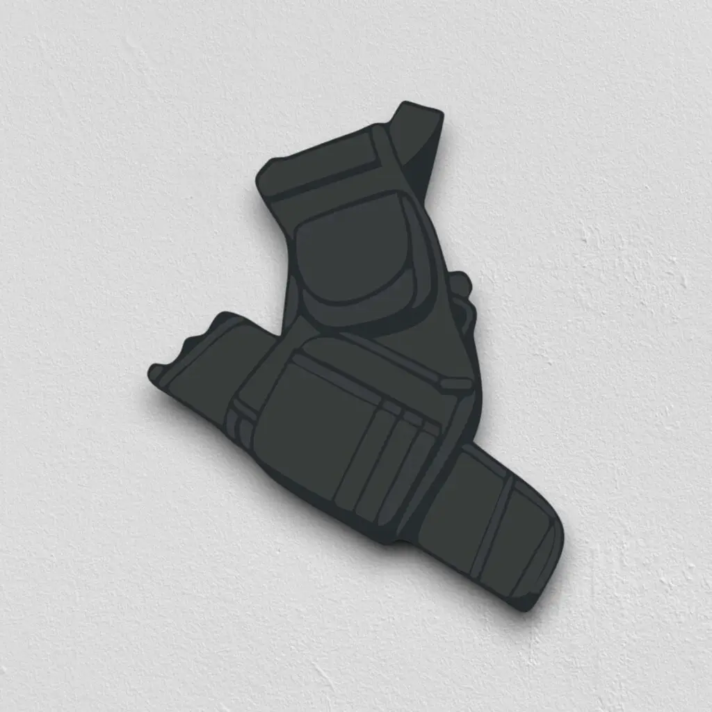 bogenschiessen Köcher vor hellem hintergund