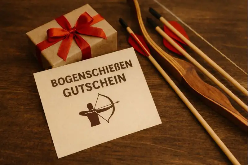 Bogenschießen Gutschein – Erlebnisse verschenken 1 Bogenschießen Gutschein für Erlebnis Bogenschiessen bei einem Schnupperkurs